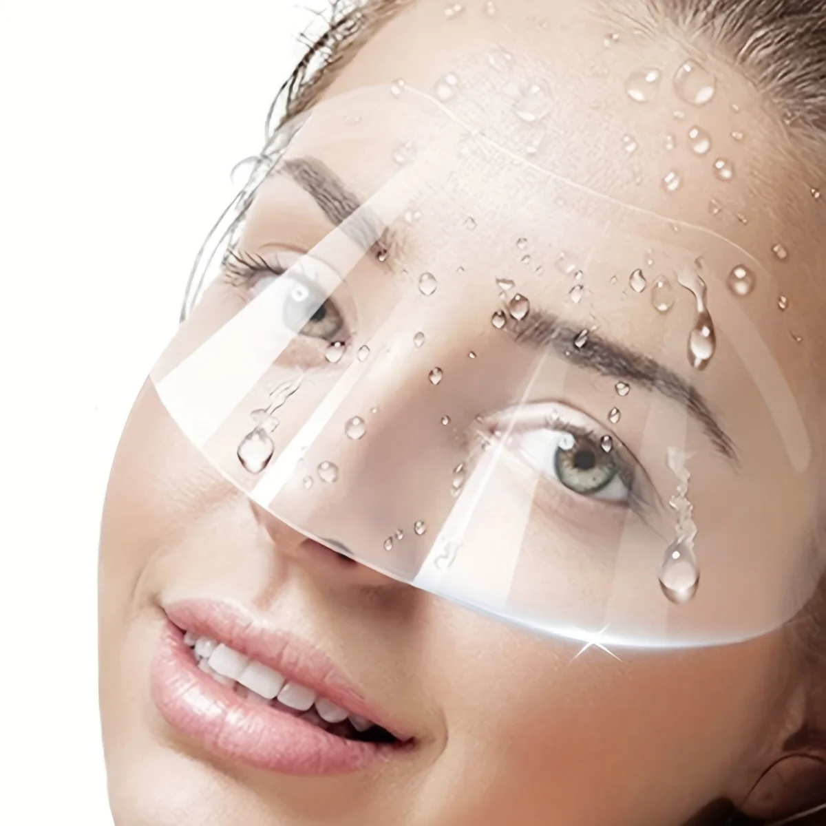 44-Pack Disposable Clear Shower Curtain Face Covers | Shampoo Caps | Prevents Hair or Water Droplets From Falling on The Face
44-Pack Disposable Clear Shower Curtain Face Covers | Shampoo Caps | Prevents Hair or Water Droplets From Falling on The Face