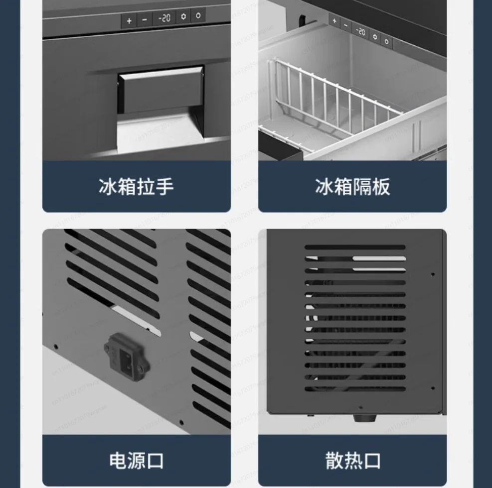 Mini Outdoor Car Truck Drawer Fridge, 12V DC Dual Use Compressor Cooler Freezer Car Refrigerator
Mini Outdoor Car Truck Drawer Fridge, 12V DC Dual Use Compressor Cooler Freezer Car Refrigerator