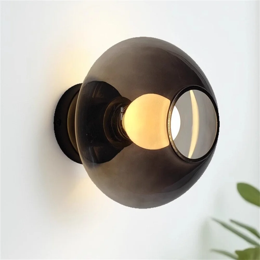 Designer Grey Glass Mushroom Led Wall Lamp Modern Home Decor Hallway Bedroom Restaurant Sconces Cafe Bar Store Light Fixtures
Designer Grey Glass Mushroom Led Wall Lamp Modern Home Decor Hallway Bedroom Restaurant Sconces Cafe Bar Store Light Fixtures
