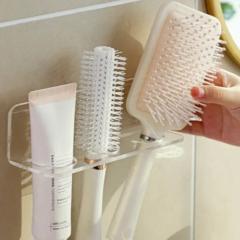 Transparent Acrylic Comb Holder Bathroom Organizer Multi Purpose Shelf Wall-Mounted Hair Brushes Rack Comb Shelves Cloud shelf
Transparent Acrylic Comb Holder Bathroom Organizer Multi Purpose Shelf Wall-Mounted Hair Brushes Rack Comb Shelves Cloud shelf