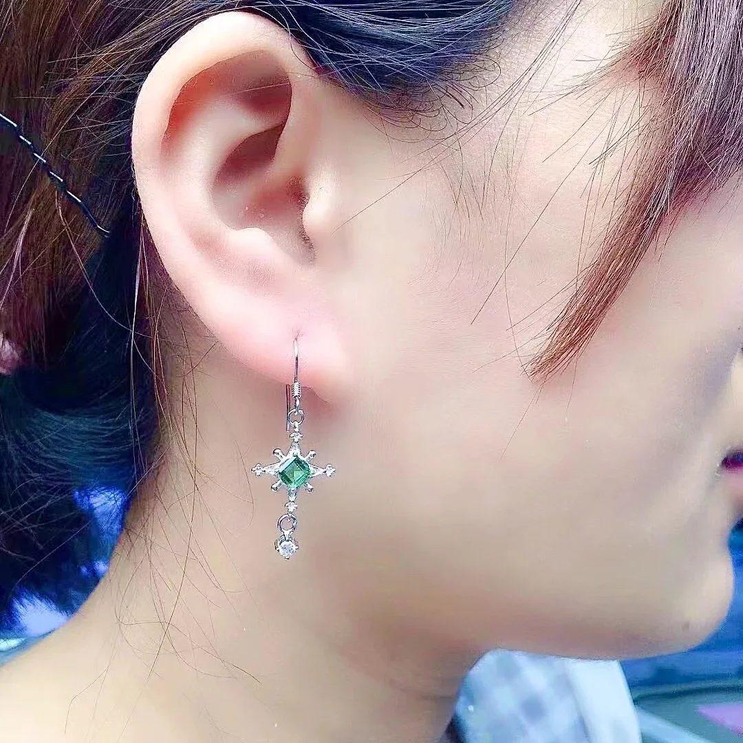 100% Real 925 Silver Tourmaline Hook Earrings for Party 4mm Natural Green Tourmaline Drop Earrings Sterling Silver Jewelry
100% Real 925 Silver Tourmaline Hook Earrings for Party 4mm Natural Green Tourmaline Drop Earrings Sterling Silver Jewelry