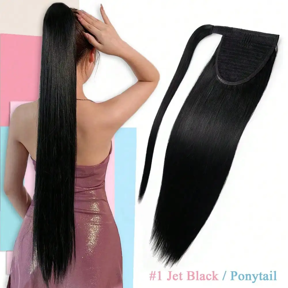 Прямой хвост-шиньон на липучке из натуральных волос: быстрое и простое присоединение для изменения прически
Прямой хвост-шиньон на липучке из натуральных волос: быстрое и простое присоединение для изменения прически