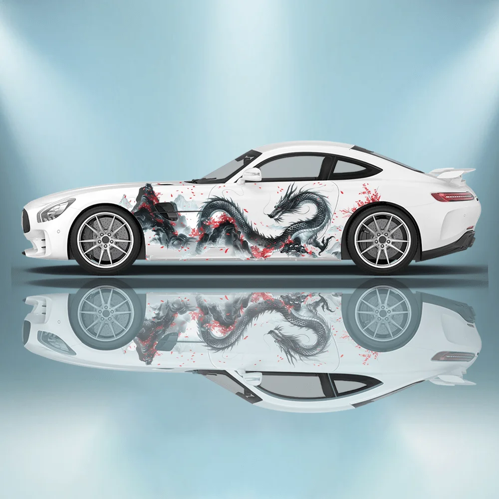 Mountain Plum Blossom Dragon Car Sticker; Full Body Floral Decoration Covering Scratches; Waterproof Car Sticker Car Vinyl Wraps
Mountain Plum Blossom Dragon Car Sticker; Full Body Floral Decoration Covering Scratches; Waterproof Car Sticker Car Vinyl Wraps