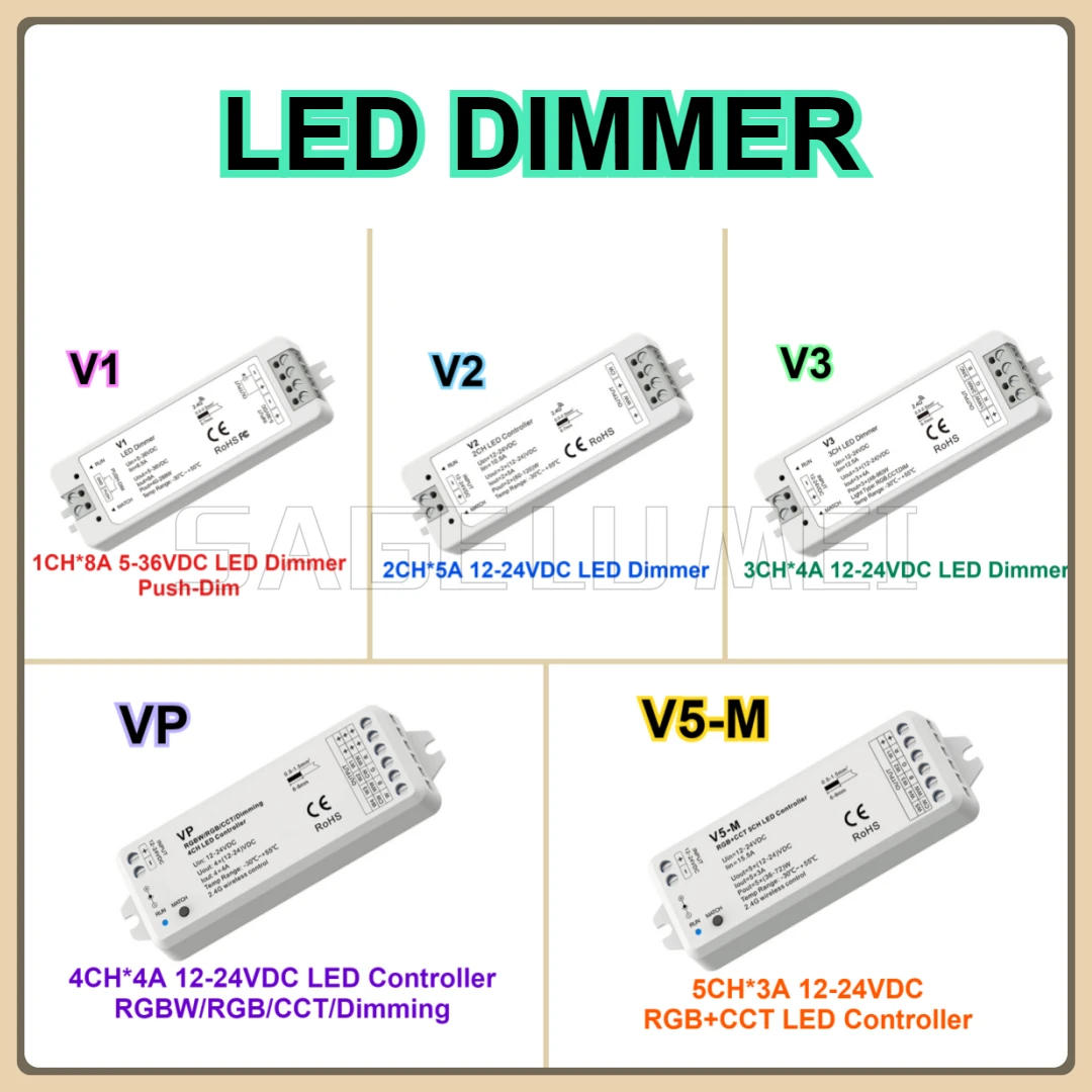 Светодиодный контроллер CV, Push-Dim V1 5-36 В постоянного тока V2 V3 VP V5-M 12-24 В постоянного тока RGBW/RGB/CCT/димчащий 4-канальный светодиод RF 5-канальный RGB + CCT Striplight
Светодиодный контроллер CV, Push-Dim V1 5-36 В постоянного тока V2 V3 VP V5-M 12-24 В постоянного тока RGBW/RGB/CCT/димчащий 4-канальный светодиод RF 5-канальный RGB + CCT Striplight