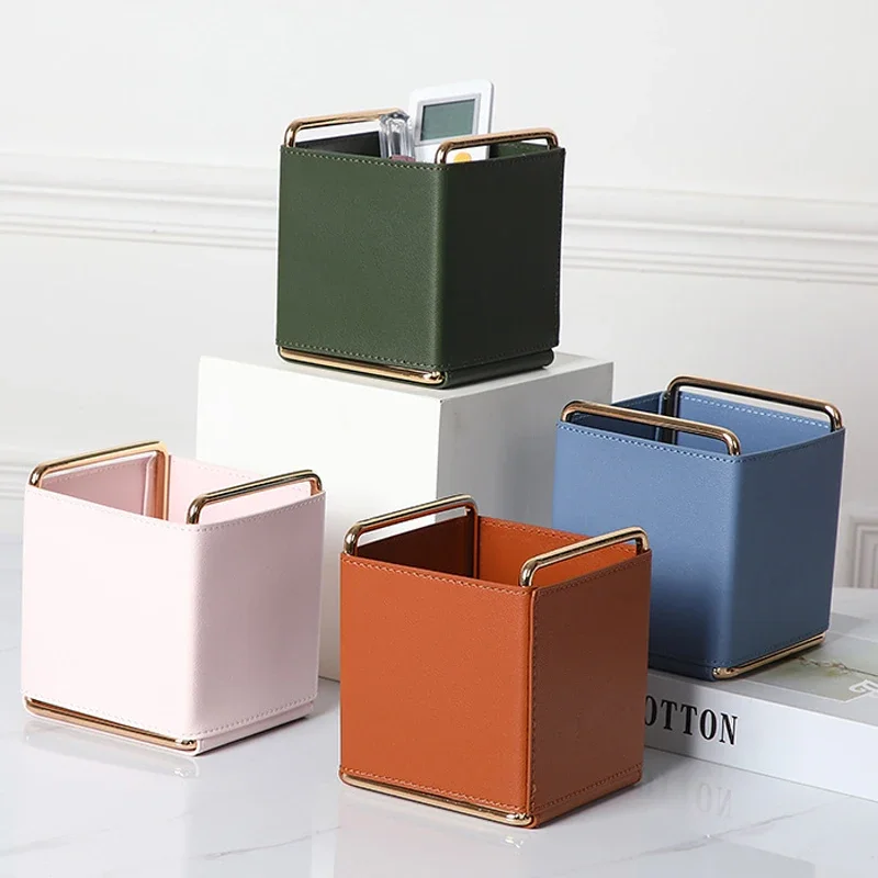 Nordic INS PU Cosmetics Storage Box Remote Control Key Sundries Desktop Storage Organizer Cosmetic Brush Holder Home Decor
Nordic INS PU Cosmetics Storage Box Remote Control Key Sundries Desktop Storage Organizer Cosmetic Brush Holder Home Decor