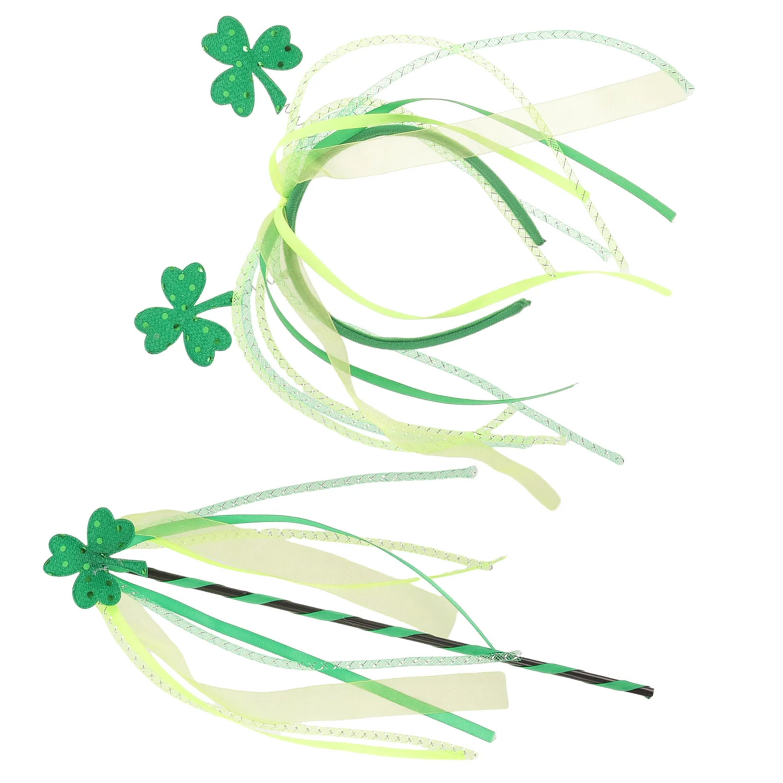 Irish Headband Shamrock for Women St Patricks Day Headpiece Fairy Wands Prop Decorations Party Favor Girls Holiday
Irish Headband Shamrock for Women St Patricks Day Headpiece Fairy Wands Prop Decorations Party Favor Girls Holiday
