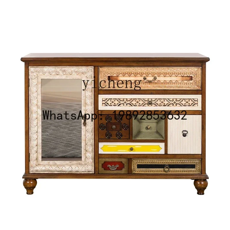 G3 entrance cabinet retro living room solid wood decoration integrated against the wall door partition locker
G3 entrance cabinet retro living room solid wood decoration integrated against the wall door partition locker