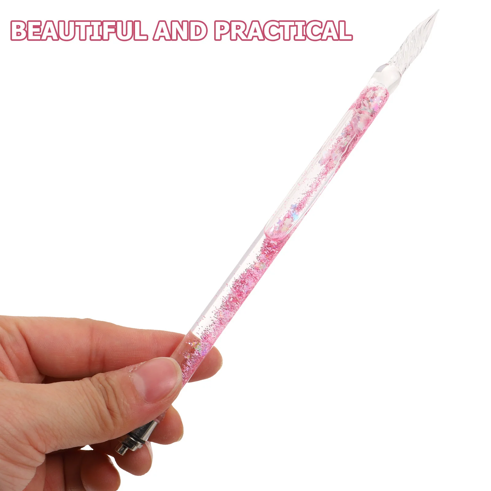 2Pcs Multi-Function Glass Dip Pen Crystal Clear Signature Writing Drawing Art Decorative Gift for Friends Family
2Pcs Multi-Function Glass Dip Pen Crystal Clear Signature Writing Drawing Art Decorative Gift for Friends Family