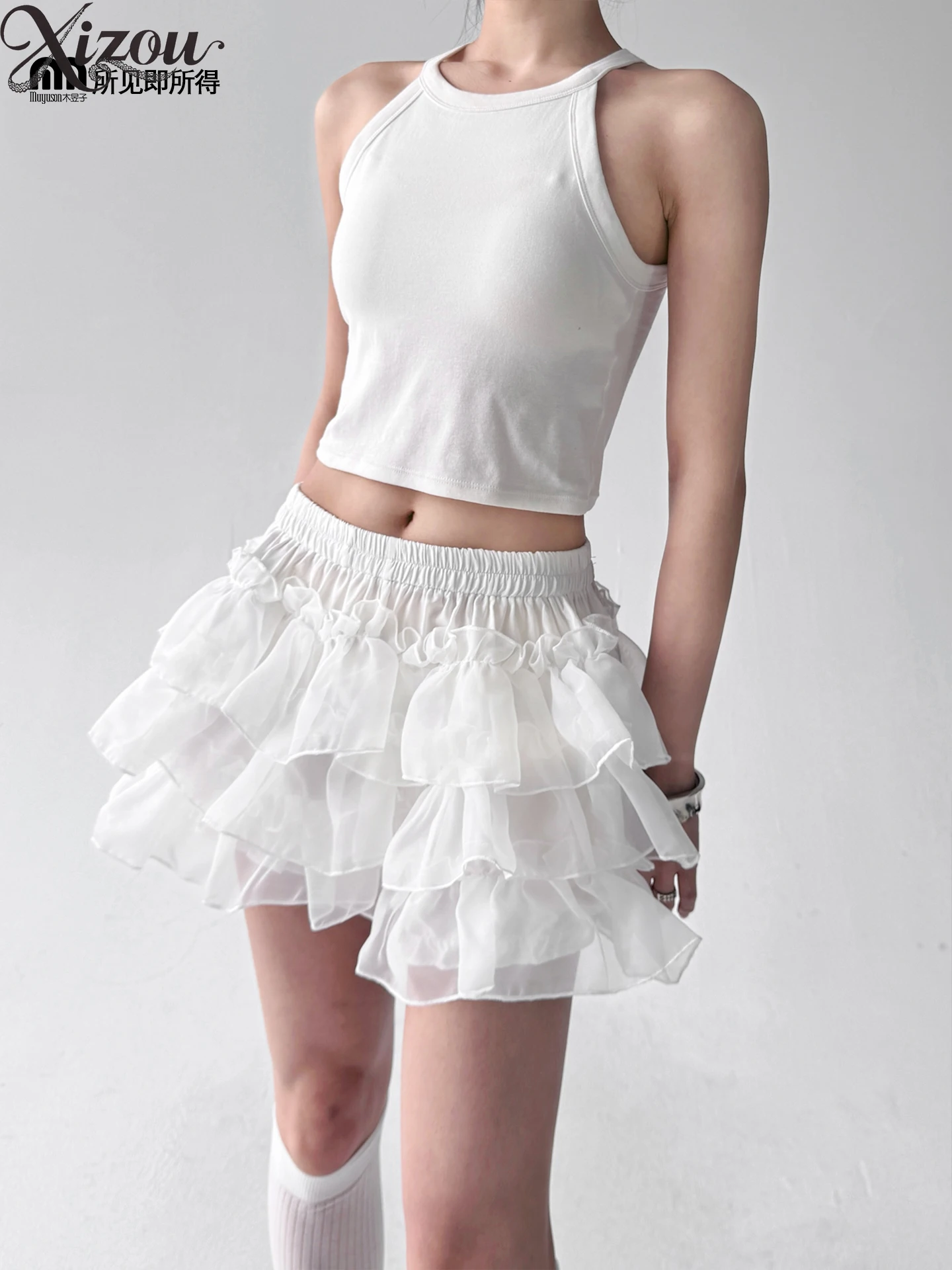2025 Summer New Women's Clothing Sweet Cute White Skirts Women's High Waist and Thin Tutu Kawaii A-shaped Short Skirt Femme
2025 Summer New Women's Clothing Sweet Cute White Skirts Women's High Waist and Thin Tutu Kawaii A-shaped Short Skirt Femme