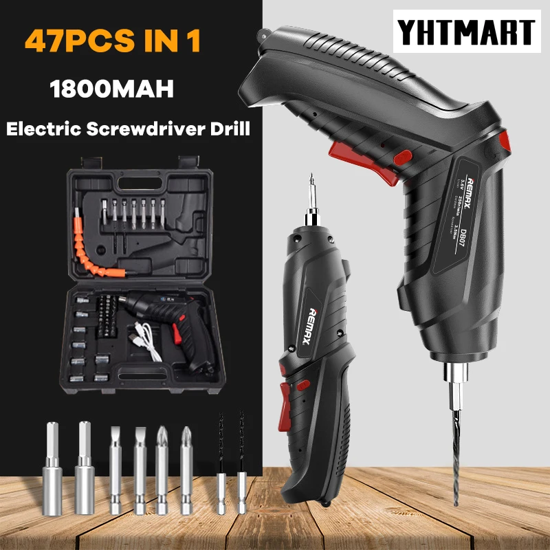 3.6V Screwdriver Kit Rechargeable Lithium Battery Cordless Electric Screwdriver Drill Kit Folding Home Power Tools
3.6V Screwdriver Kit Rechargeable Lithium Battery Cordless Electric Screwdriver Drill Kit Folding Home Power Tools