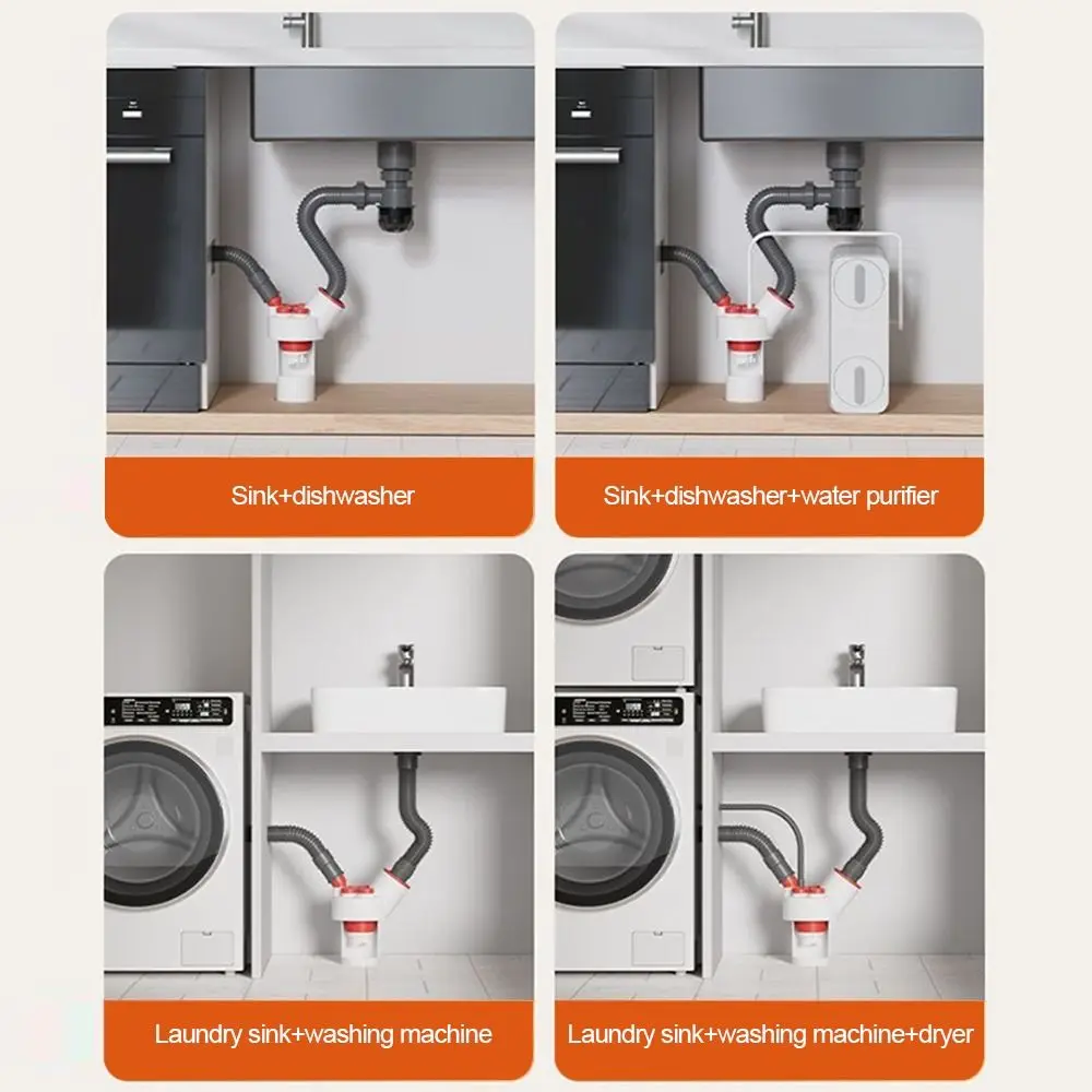 Переходник для сливной трубы для раковины «шесть в одном», уплотнительное кольцо, многофункциональная кухонная раковина, канализационная ветка, защита от запаха
Переходник для сливной трубы для раковины «шесть в одном», уплотнительное кольцо, многофункциональная кухонная раковина, канализационная ветка, защита от запаха