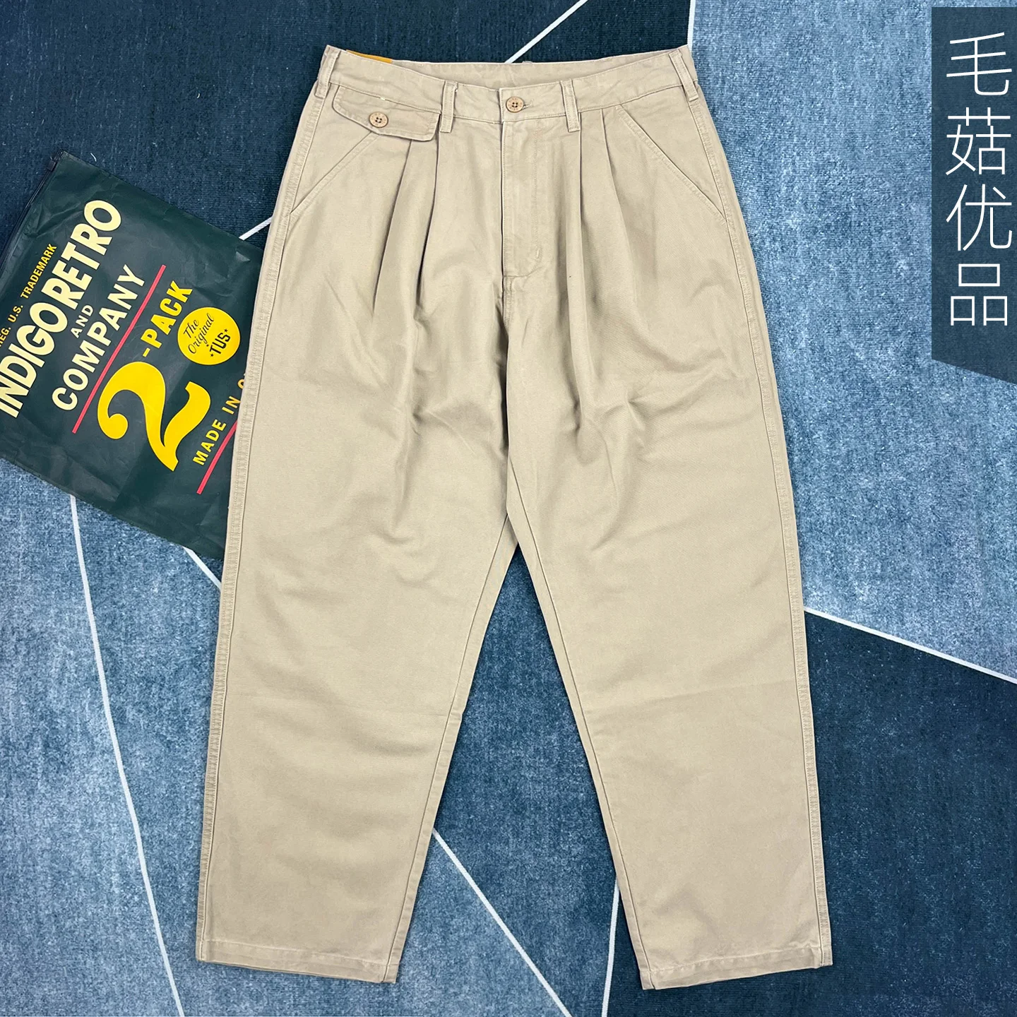 Amekaji American Retro Autumn Heavyweight 100% Cotton Workwear Pants Men's Casual Loose Tapered Straight Khaki Chinos Trousers
Amekaji American Retro Autumn Heavyweight 100% Cotton Workwear Pants Men's Casual Loose Tapered Straight Khaki Chinos Trousers