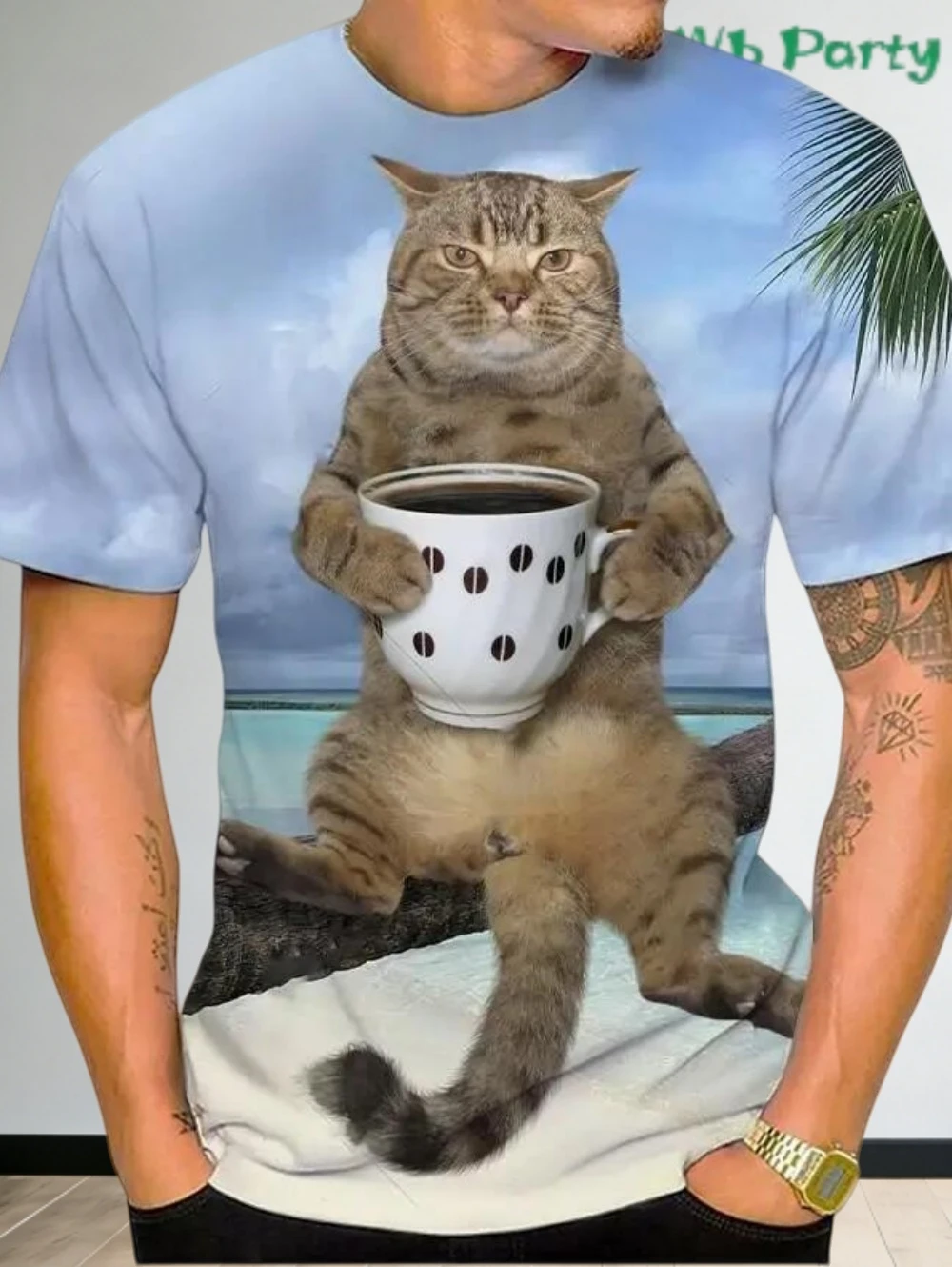 Men's Funny Cat T-Shirts Cute Cat 3D Summer Print Short Sleeve Casual Streetwear Fashion Pet Lover's Gift Graphic Tops for Men
Men's Funny Cat T-Shirts Cute Cat 3D Summer Print Short Sleeve Casual Streetwear Fashion Pet Lover's Gift Graphic Tops for Men