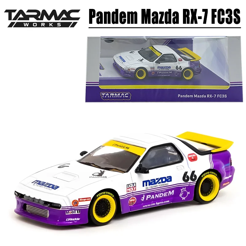 Tarmac Works 1/64 Pandem Mazda RX-7 FC3S Alloy Toy Motor Vehicle Diecast Metal Model Gifts
Tarmac Works 1/64 Pandem Mazda RX-7 FC3S Alloy Toy Motor Vehicle Diecast Metal Model Gifts