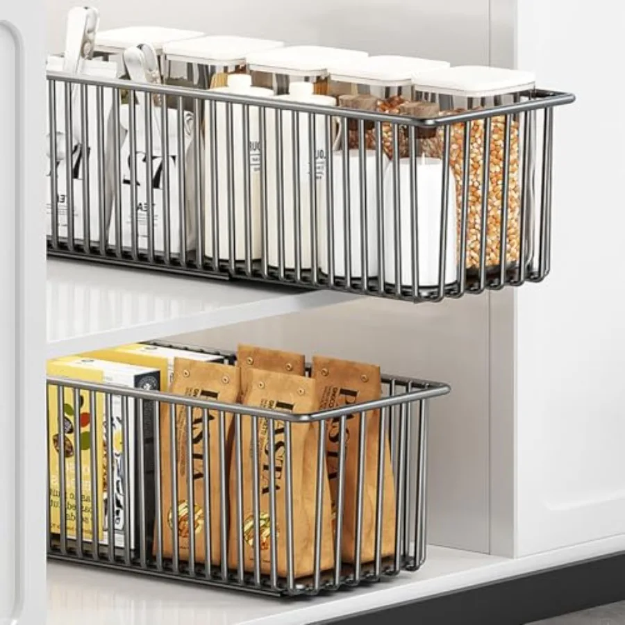 AmoiChic Under Sink Organizer 2 Pack Pull Out Cabinet Organizer Slide Out Sink Shelf Cabinet Storage Shelves Storage for Kitche
AmoiChic Under Sink Organizer 2 Pack Pull Out Cabinet Organizer Slide Out Sink Shelf Cabinet Storage Shelves Storage for Kitche