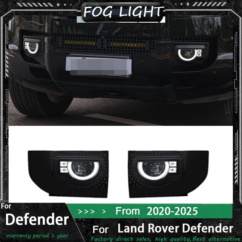 Car Headlight Style Fog Light Fog Light Daytime Running Light for Land Rover Defender 90 110 130 2020-2025 Fog Lamp Headlights
Car Headlight Style Fog Light Fog Light Daytime Running Light for Land Rover Defender 90 110 130 2020-2025 Fog Lamp Headlights