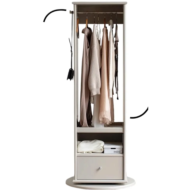 Simple full-length mirror Bedroom coat rack Rotating fitting mirror Storage storage cabinet Household full-body floor mirror
Simple full-length mirror Bedroom coat rack Rotating fitting mirror Storage storage cabinet Household full-body floor mirror