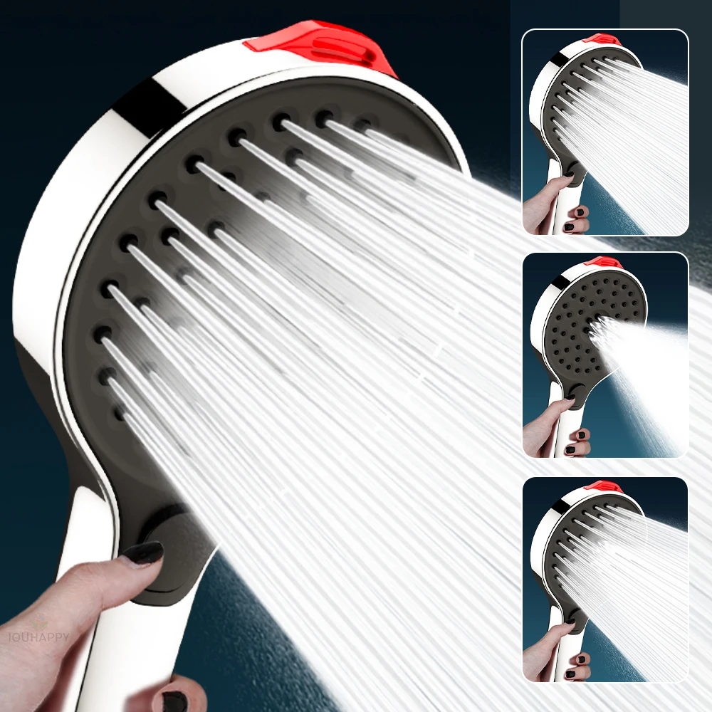 3 Modes Shower Head Adjustable High Pressure Water Saving Shower Head Cleaning Descaling Shower Head Bathroom Accessories
3 Modes Shower Head Adjustable High Pressure Water Saving Shower Head Cleaning Descaling Shower Head Bathroom Accessories