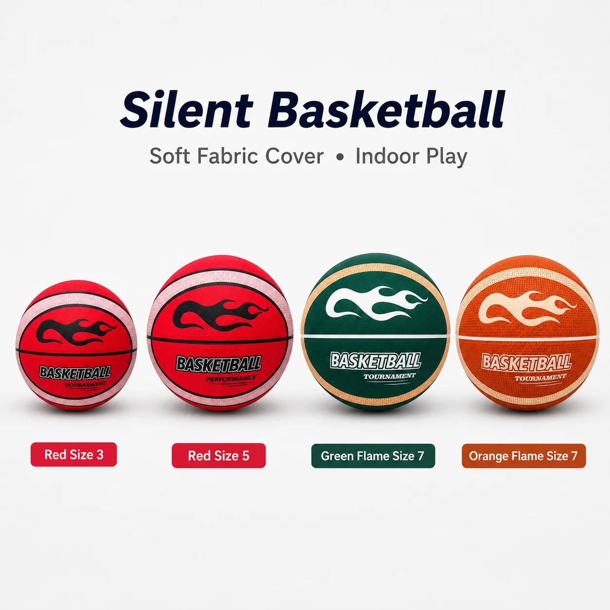 Silent Basketball Soft Foam Indoor Training Ball Fabric Cover Quiet Basketball for Kids Home Practice Size 3 5 7
Silent Basketball Soft Foam Indoor Training Ball Fabric Cover Quiet Basketball for Kids Home Practice Size 3 5 7