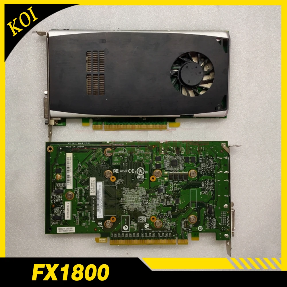 1pcs Original For Quadro FX1800 768M Professional Graphics Medical Graphics Card FX 1800
1pcs Original For Quadro FX1800 768M Professional Graphics Medical Graphics Card FX 1800