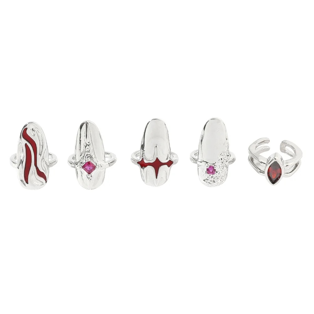 Nail Ring Daily Wear Rings Women Finger Tip Personality Charming Decor Zinc Alloy Jewelry
Nail Ring Daily Wear Rings Women Finger Tip Personality Charming Decor Zinc Alloy Jewelry
