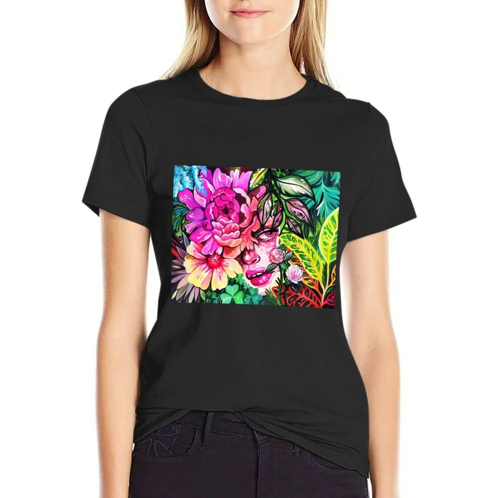 Overgrown T-Shirt shirts graphic tees quick drying hippie clothes summer tops black t-shirts for Women
Overgrown T-Shirt shirts graphic tees quick drying hippie clothes summer tops black t-shirts for Women