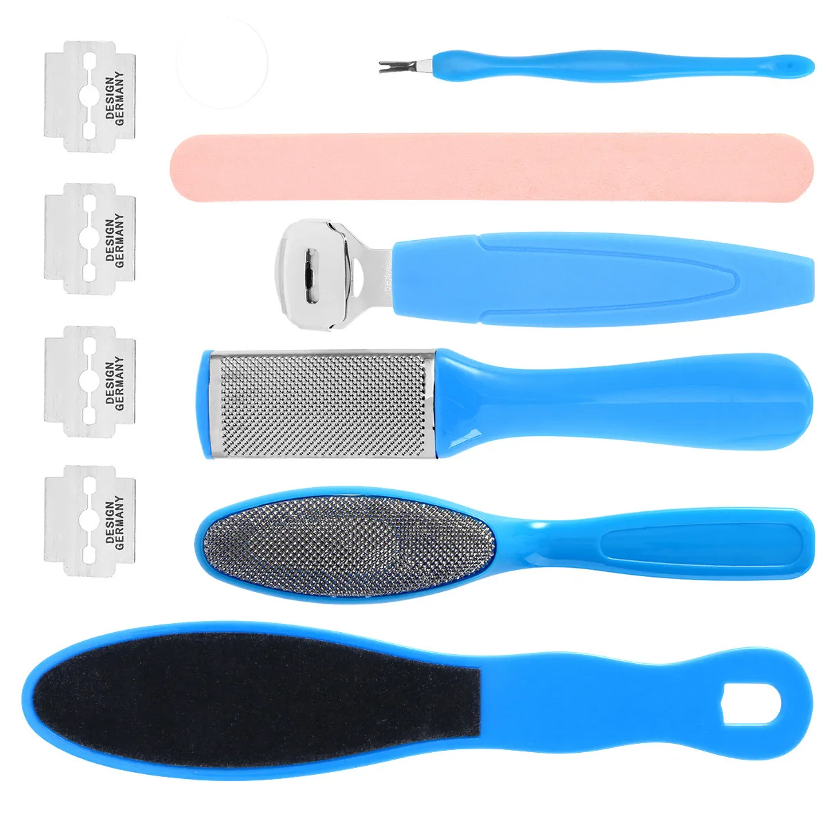 8PCS Pedicure Kit Foot File Rasp Removing Hard Cracked Dead Skin Cells Callus Remover Pedicure Paddle Set
8PCS Pedicure Kit Foot File Rasp Removing Hard Cracked Dead Skin Cells Callus Remover Pedicure Paddle Set