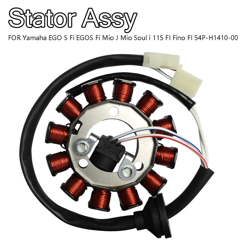 Motorcycle Stator Assy For EGO S Fi EGOS Fi Mio J Mio Soul i 115 FI Fino FI 54P-H1410-00
Motorcycle Stator Assy For EGO S Fi EGOS Fi Mio J Mio Soul i 115 FI Fino FI 54P-H1410-00