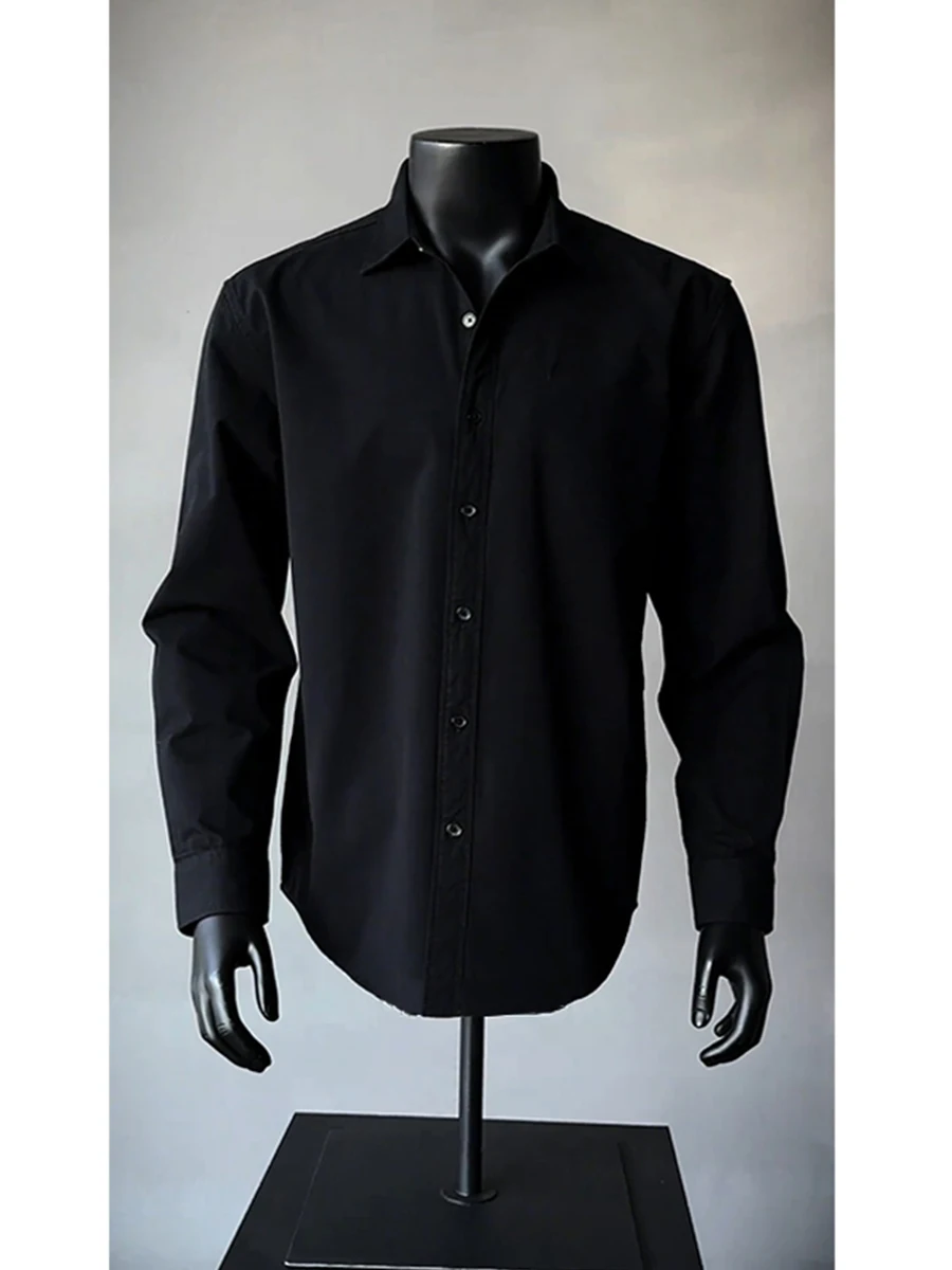 Black Pure Cotton Men's Shirt Long Sleeve Anti-Wrinkle Spring Autumn Inner Wear Formal Wear Shoulder Appropriate Base Layer O...
Black Pure Cotton Men's Shirt Long Sleeve Anti-Wrinkle Spring Autumn Inner Wear Formal Wear Shoulder Appropriate Base Layer O...