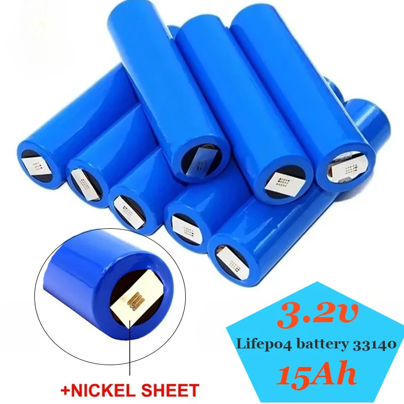 15AH 3.2V Rechargeable Lifepo4 Battery 33140 for DIY Solar Energy Storage 12V 24V 48V Outdoor Power Supply Battery Pack
15AH 3.2V Rechargeable Lifepo4 Battery 33140 for DIY Solar Energy Storage 12V 24V 48V Outdoor Power Supply Battery Pack