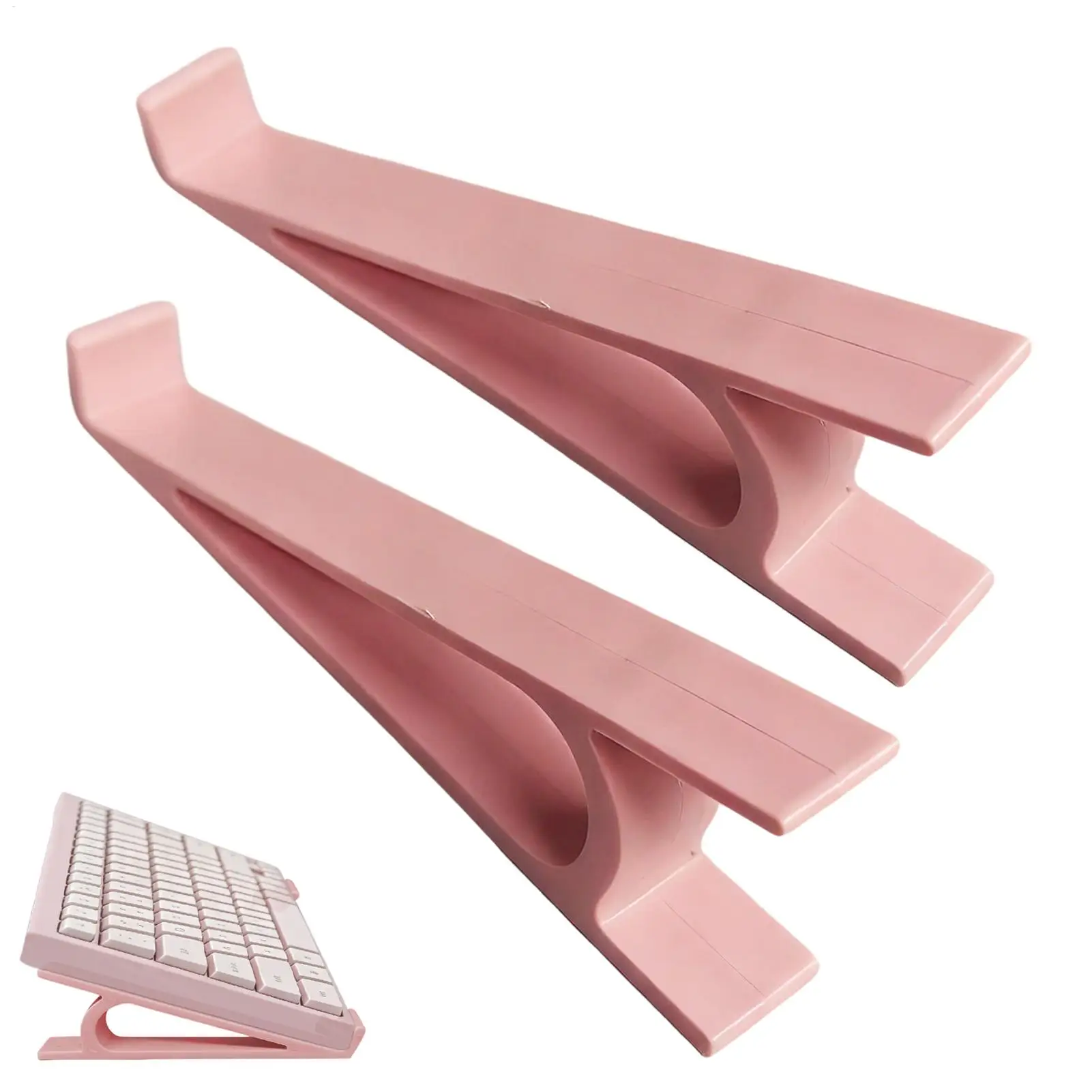 Keyboard Riser Tilt 2Pcs/pair Non-Slip Computer Keyboard Lifter Stand Portable Keyboard Elevated Stands Office Supplies
Keyboard Riser Tilt 2Pcs/pair Non-Slip Computer Keyboard Lifter Stand Portable Keyboard Elevated Stands Office Supplies