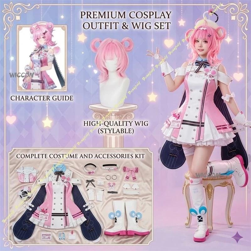 Neverness to Everness Costume Chiz Cosplay Costume Set With Clothes,Wig,Shoes High Quality Halloween Play Role Clothes
Neverness to Everness Costume Chiz Cosplay Costume Set With Clothes,Wig,Shoes High Quality Halloween Play Role Clothes