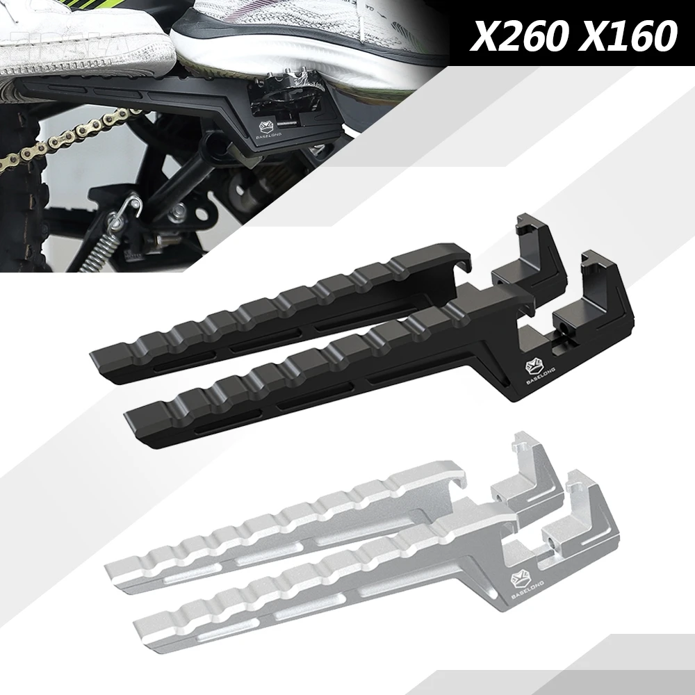2025 For Sur Ron Passenger Foot Peg Extensions Extended Footpegs Motocross Dirt Bike Off-Road Accessories For Segway X160 X260 
2025 For Sur Ron Passenger Foot Peg Extensions Extended Footpegs Motocross Dirt Bike Off-Road Accessories For Segway X160 X260