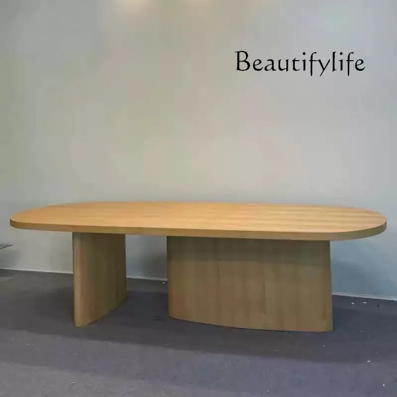 Medieval design creative art dining table room decoration accessories retro log color solid wood oval
Medieval design creative art dining table room decoration accessories retro log color solid wood oval