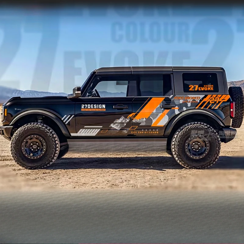Car Vinyl Sticker For Ford Bronco Body pearance Customized fashion sports decal
Car Vinyl Sticker For Ford Bronco Body pearance Customized fashion sports decal