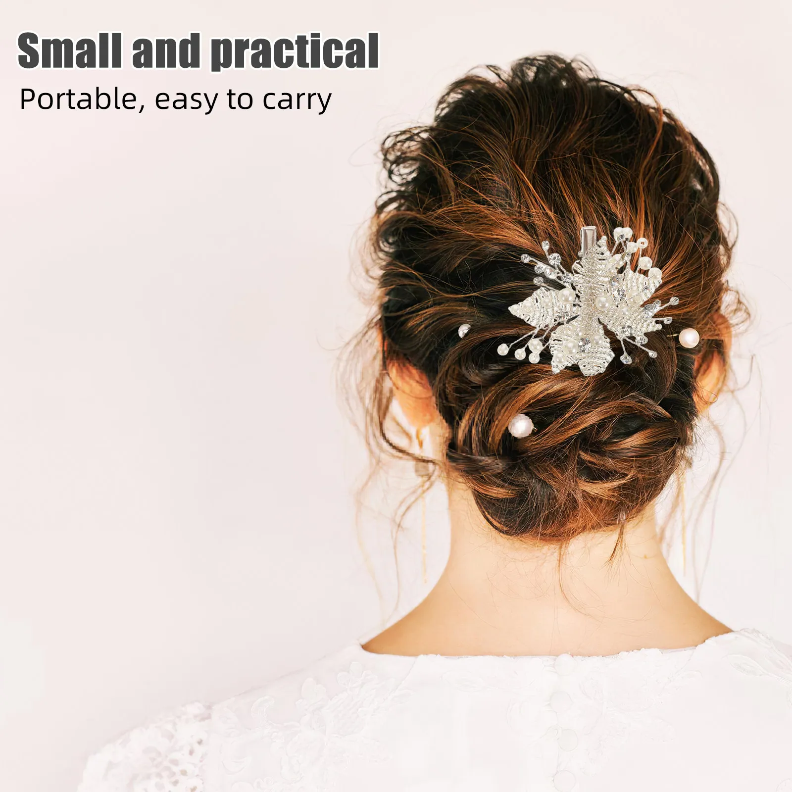 2Pcs Handmade Beaded Rhinestone Pearl Hair Clips Elegant Floral Bridal Headwear Wedding Hair Accessories Side Clip for Women
2Pcs Handmade Beaded Rhinestone Pearl Hair Clips Elegant Floral Bridal Headwear Wedding Hair Accessories Side Clip for Women