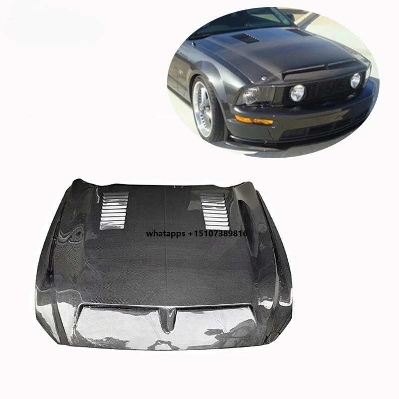 Carbon Fiber Hood Bonnet for Mustang 2005-2009 Bonnet Engine Hood Car Accessories
Carbon Fiber Hood Bonnet for Mustang 2005-2009 Bonnet Engine Hood Car Accessories