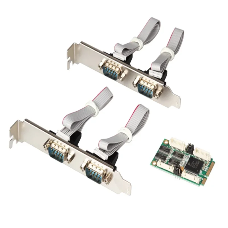 Мини-PCI express 4, последовательные порты, карта контроллера, адаптер Mini PCIe to DB9, RS232, мини-PCI-E COM-карта MCS9904
Мини-PCI express 4, последовательные порты, карта контроллера, адаптер Mini PCIe to DB9, RS232, мини-PCI-E COM-карта MCS9904