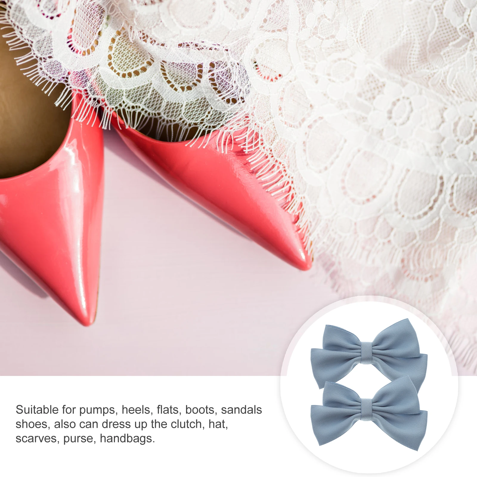 2pcs Bow Wedding Shoe Clips for Women Flat Cloth Shoe Clips Pumps Decorative Wedding Party Shoes Buckle Accessories Gifts
2pcs Bow Wedding Shoe Clips for Women Flat Cloth Shoe Clips Pumps Decorative Wedding Party Shoes Buckle Accessories Gifts