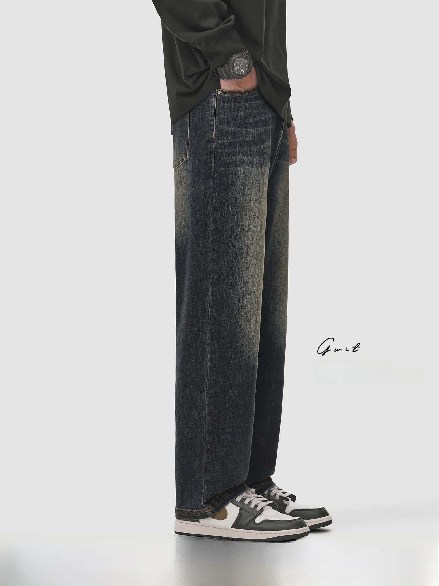 GWIT American High Street Retro Classic Color Heavyweight Stone Grinding Wash Spring Autumn Casual Men's Jeans Trendy Brand
GWIT American High Street Retro Classic Color Heavyweight Stone Grinding Wash Spring Autumn Casual Men's Jeans Trendy Brand