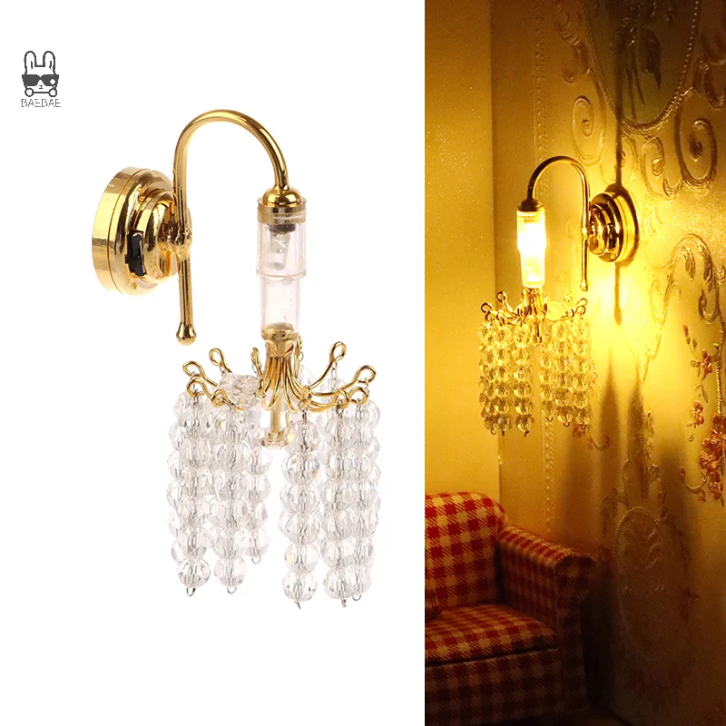 1:12 Dollhouse Miniature LED Crystal Light Chandelier Ceiling Lamp Furniture Model Decor Toy Doll House Accessories
1:12 Dollhouse Miniature LED Crystal Light Chandelier Ceiling Lamp Furniture Model Decor Toy Doll House Accessories