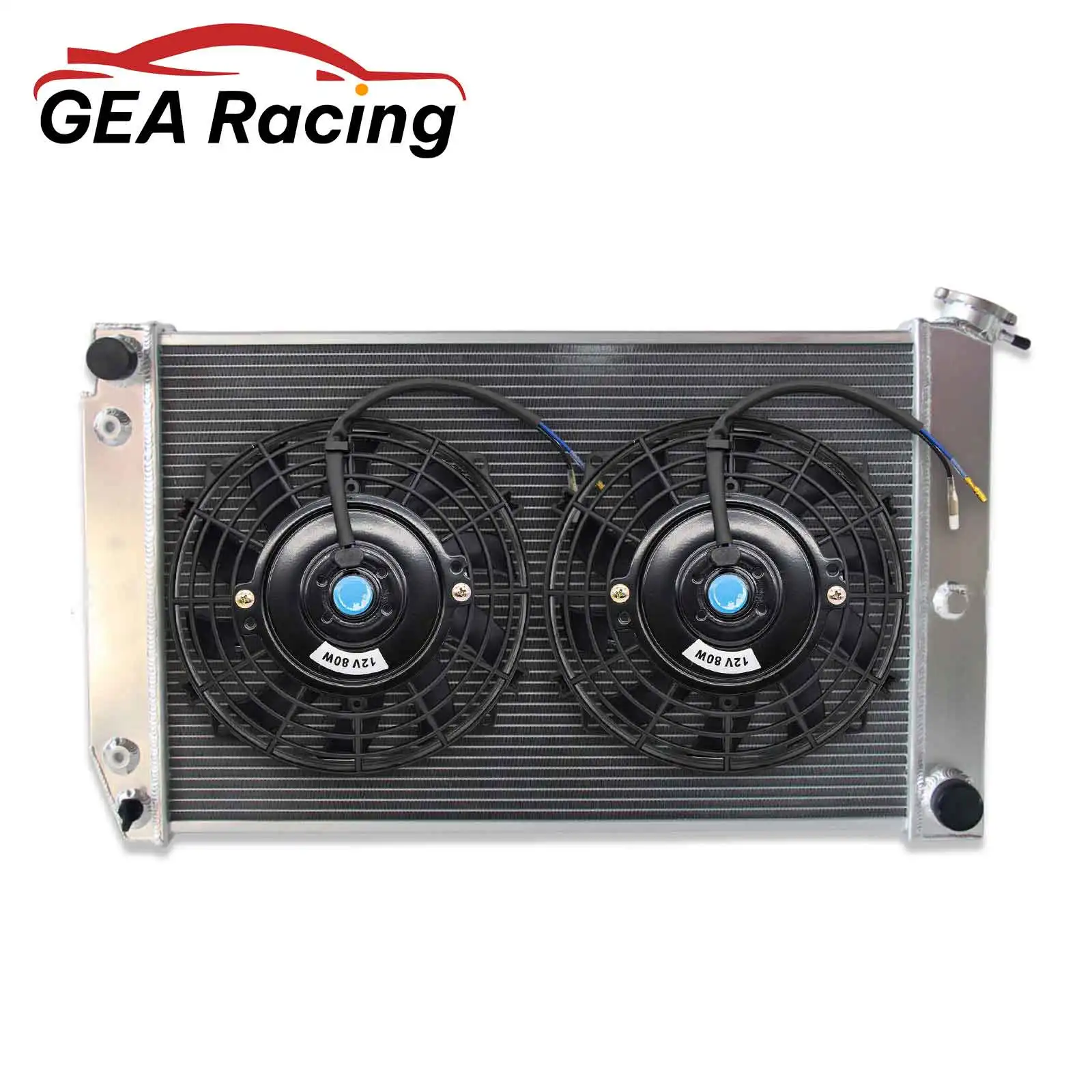 Aluminum Radiator + Fans for 1982-1991 Buick Century / Chevrolet Celebrity / Pontiac 6000 AT MT
Aluminum Radiator + Fans for 1982-1991 Buick Century / Chevrolet Celebrity / Pontiac 6000 AT MT