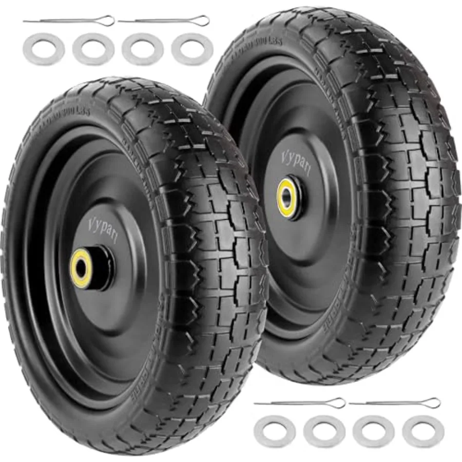 3-дюймовые бескамерные колеса для тележек Gorilla Carts, цельнолитые шины 4.00-6 с подшипниками 5/8 дюйма и ступицей с вылетом 0.7 дюйма, замена для садовых тележек и ручных тележек
3-дюймовые бескамерные колеса для тележек Gorilla Carts, цельнолитые шины 4.00-6 с подшипниками 5/8 дюйма и ступицей с вылетом 0.7 дюйма, замена для садовых тележек и ручных тележек