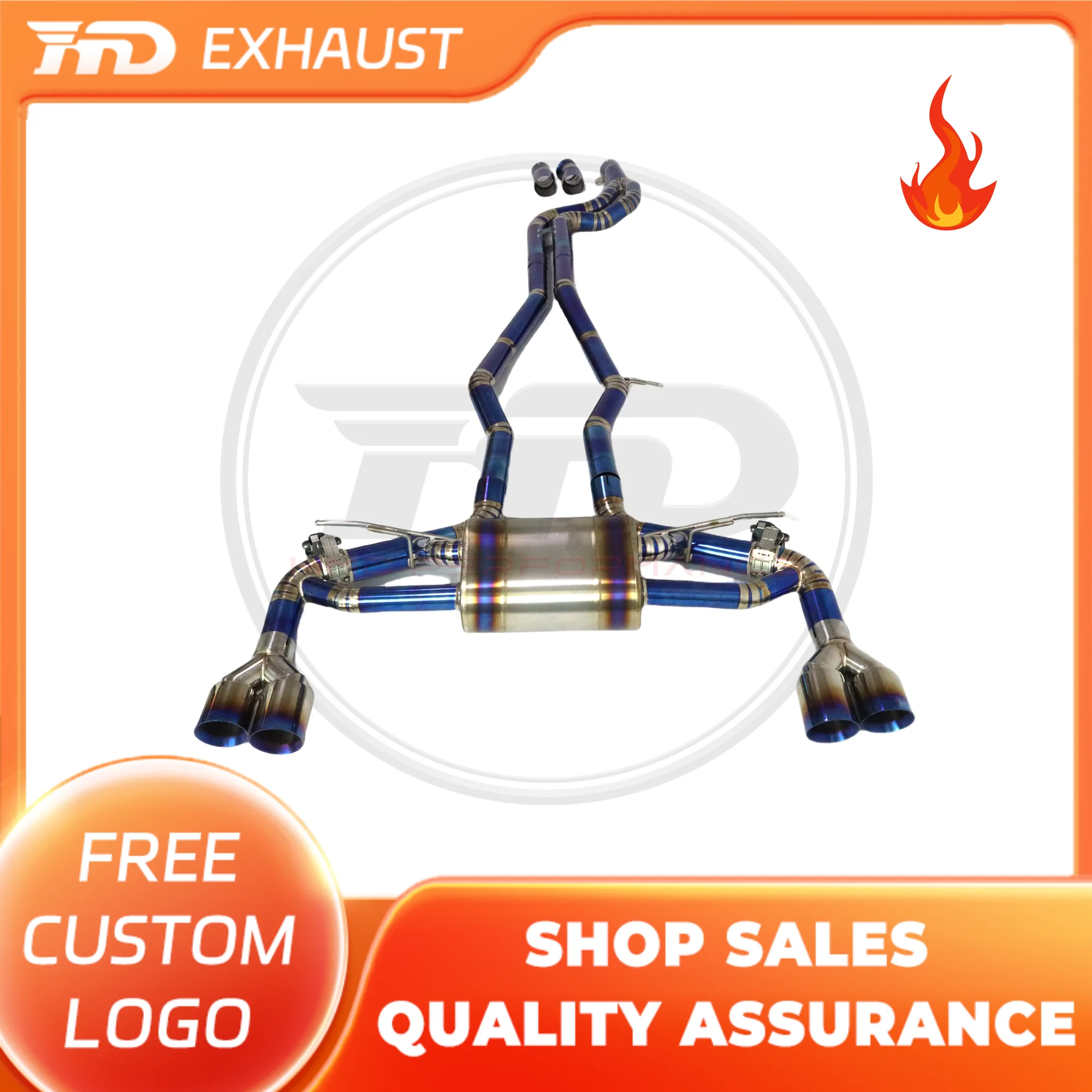 HMD Hot sale Titanium Alloy Exhaust System Performance Catback For BMW Z4 M40i G29 B58 Engine 3.0T Valve Muffler
HMD Hot sale Titanium Alloy Exhaust System Performance Catback For BMW Z4 M40i G29 B58 Engine 3.0T Valve Muffler