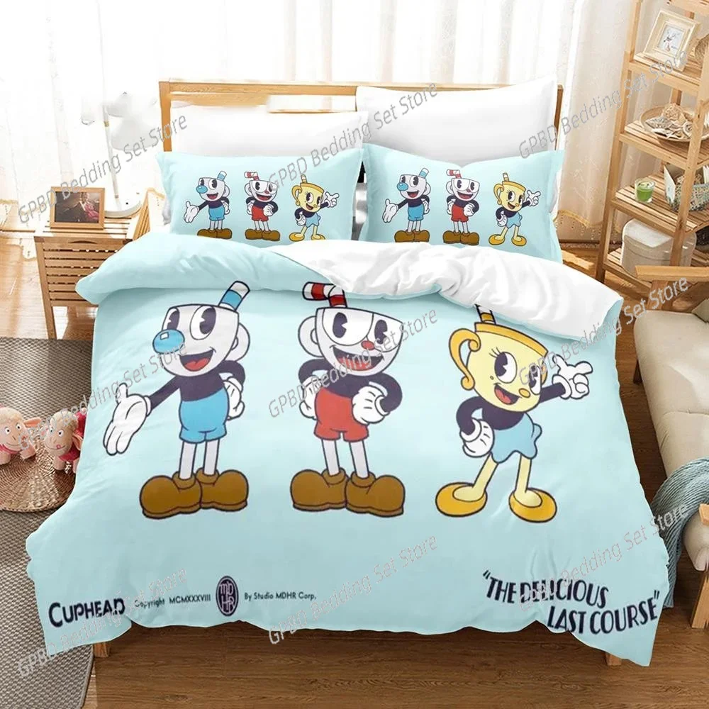 Cartoon Cuphead Show Bedding Set Boys Girls Twin Queen Size Duvet Cover Pillowcase Bed Kids Adult Fashion Home Textileextile
Cartoon Cuphead Show Bedding Set Boys Girls Twin Queen Size Duvet Cover Pillowcase Bed Kids Adult Fashion Home Textileextile