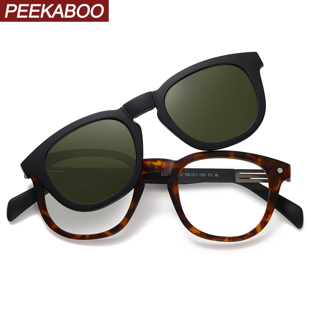 Peekaboo солнцезащитные очки с магнитной клипсой для мужчин TR90 uv400 складные поляризационные солнцезащитные очки для женщин анти-синий свет черный коричневый
Peekaboo солнцезащитные очки с магнитной клипсой для мужчин TR90 uv400 складные поляризационные солнцезащитные очки для женщин анти-синий свет черный коричневый