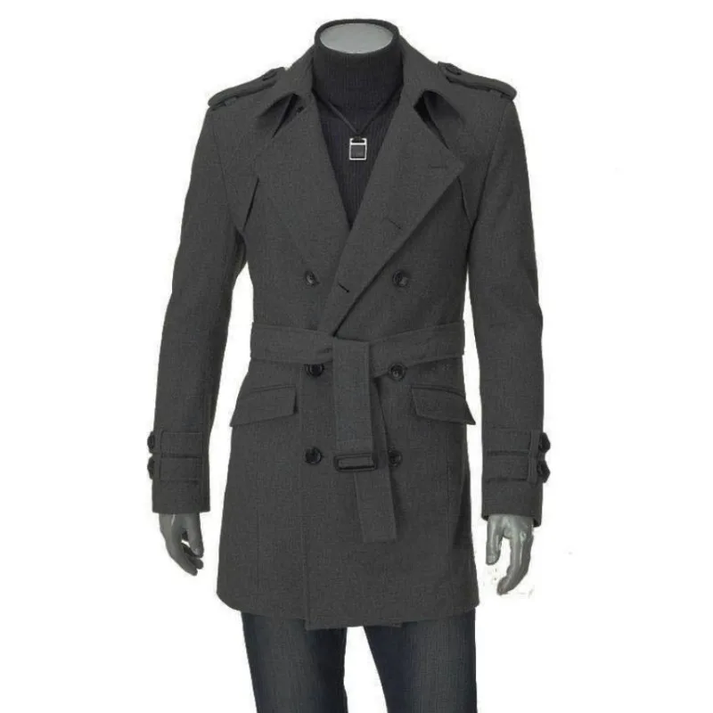 Trend Autumn Blends Jackets Men Winter Coat Fashion Trench Coat Epaulet Mid-Length Double-Breasted Woolen Coat Jackets Outwear
Trend Autumn Blends Jackets Men Winter Coat Fashion Trench Coat Epaulet Mid-Length Double-Breasted Woolen Coat Jackets Outwear