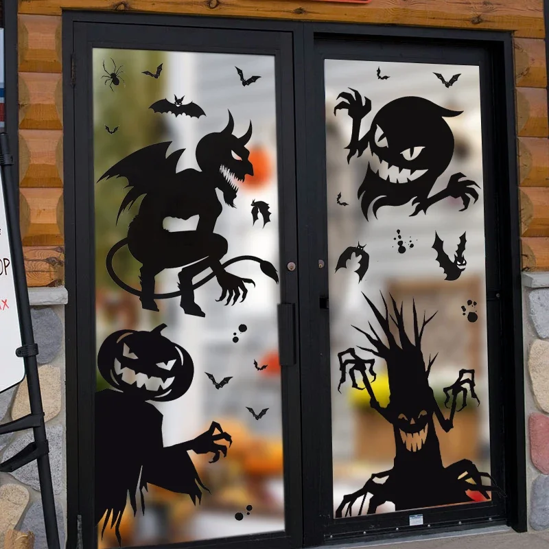 Halloween Window Stickers Removable Bat Ghost Pumpkin Wall Decal Halloween Party Decoration for Home Haunted House Horror Props
Halloween Window Stickers Removable Bat Ghost Pumpkin Wall Decal Halloween Party Decoration for Home Haunted House Horror Props