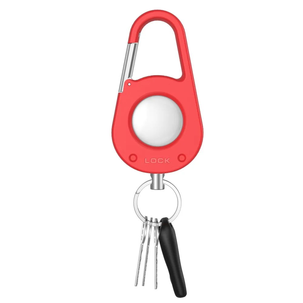 Anti-Lost Holder Case Keyring Carabiner Portable Tracker Holder Keychain Durable Lightweight Protective Cover for AirTag Hiking
Anti-Lost Holder Case Keyring Carabiner Portable Tracker Holder Keychain Durable Lightweight Protective Cover for AirTag Hiking