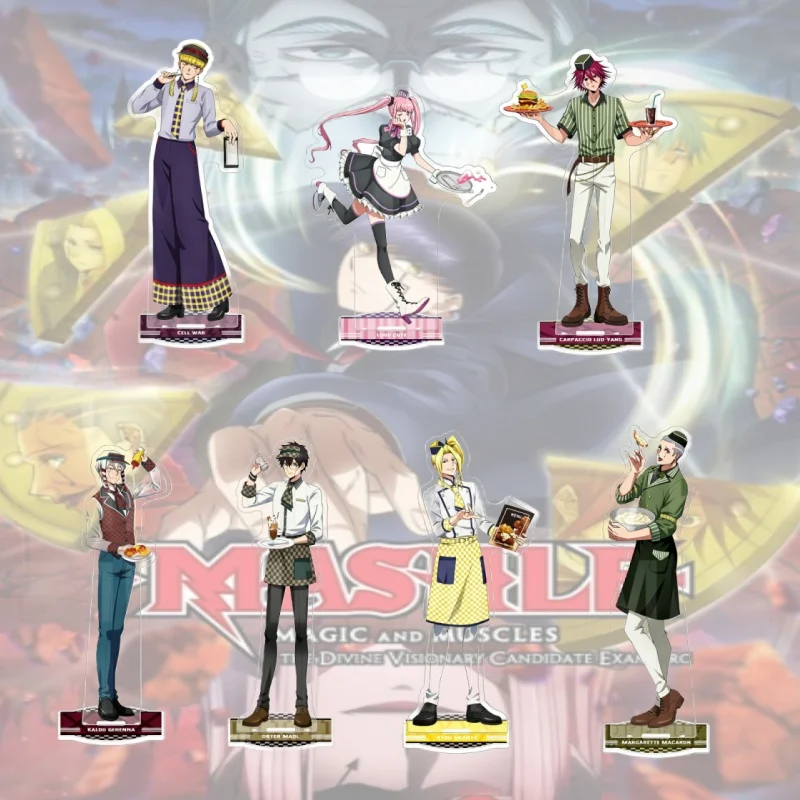 Mashle: Magic and Muscles ANIME 15CM Acrylic Figure Stand Model Cosplay Toy Birthday Gift Ornament Keychain Birthday
Mashle: Magic and Muscles ANIME 15CM Acrylic Figure Stand Model Cosplay Toy Birthday Gift Ornament Keychain Birthday